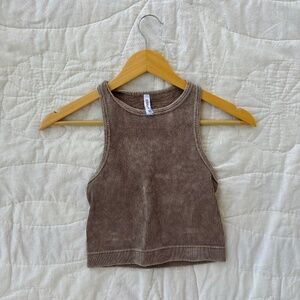 SOLD Ribbed Crop Top